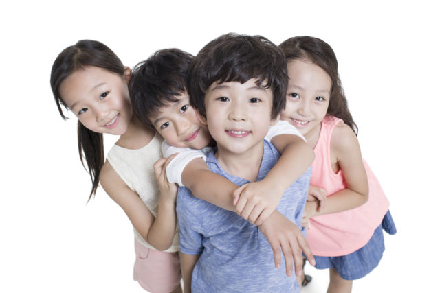 Happy Chinese children